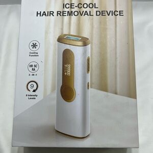 Ice-Cool Hair Removal Device - White and Gold